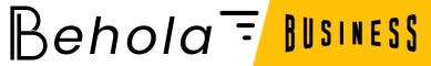 Behola logo showing a modern, minimalist design with stylized letters representing a tech-savvy brand in SaaS solutions.